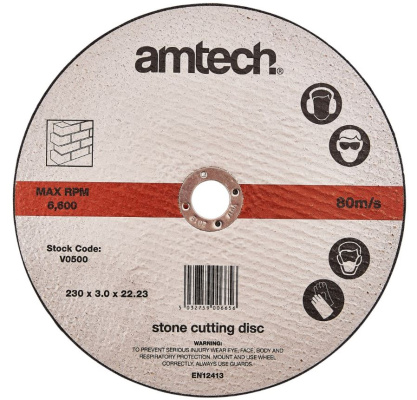 (image for) AMTECH STONE CUTTING DISC -230MM
