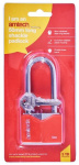 (image for) AMTECH LONG SHACKLE RHOMBIC CHROME PLATED IRON PADLOCK-50MM