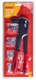(image for) AMTECH 4 HEAD RIVET GUN WITH 60 RIVETS