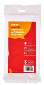 (image for) AMTECH ALL-PURPOSE POLYTHENE DUST SHEET-3.6M