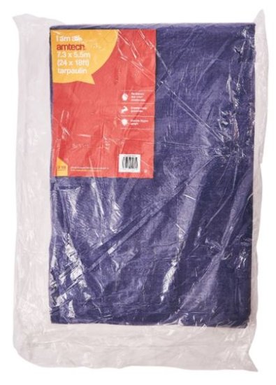 (image for) AMTECH TARPAULIN BLUE -7.3M