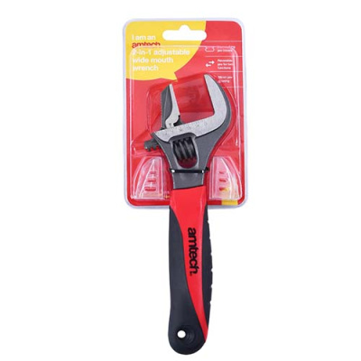 (image for) AMTECH 2IN1 WIDE MOUTH PIPE WRENCH/ADJUSTABLE WRENCH -38MM