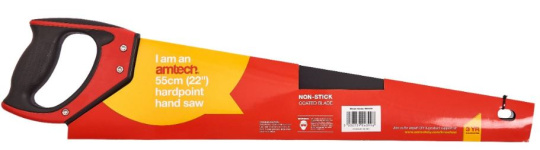 (image for) AMTECH HARDPOINT SAW WITH NON-STICK COATED BLADE-22""