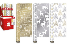 (image for) XMAS GIFT WRAP METALLICS ASST