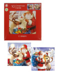 (image for) XMAS CARDS OUT/D SANTA SQUARE