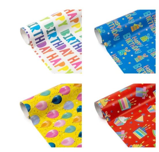 (image for) GM GIFTWRAP HAPPY BIRTHDAY