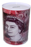 (image for) MONEY TIN STERLING MONEY155X22