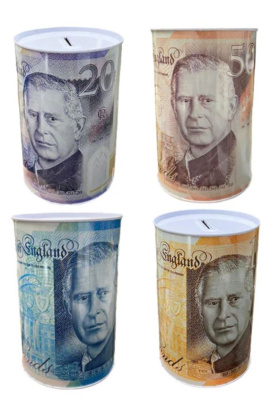 (image for) MONEY TIN KING CHARLES 100X150