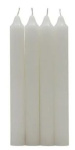 (image for) LUMAR TABLE CANDLE WHITE 4PK - 180G