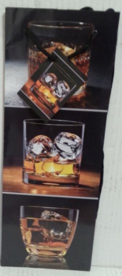 (image for) GIFT BAG BOTTLE WHITE SET ASST - STD