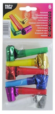 (image for) PARTY BLOWERS METTALIC - 6S