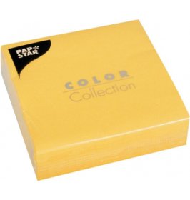 (image for) PAP NAPKIN YELLOW 3PLY 50S -33X33