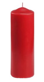 (image for) PAP PILLAR CANDLE RED - 70X200