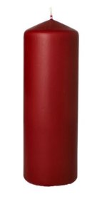 (image for) PAP PILLAR CANDLE BURGUNDY - 70X200