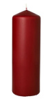 (image for) PAP PILLAR CANDLE BURGUNDY - 70X200