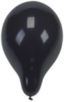 (image for) PAPSTAR BALLOON HELIUM BLACK 10S - 25CM