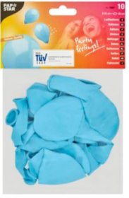(image for) PAPSTAR BALLOON HELIUM BLUE 10S - 25CM