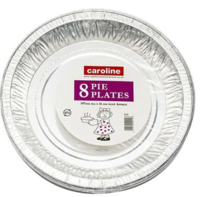(image for) Caroline Foil Pie Plates 8S- 197MM