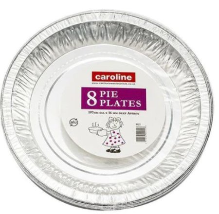 (image for) Caroline Foil Pie Plates 8S- 197MM