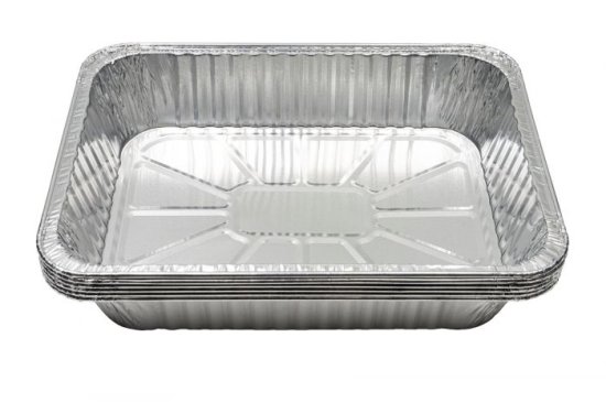 (image for) Caroline Oblong Foil Tray- 369mmx270mmx75mm