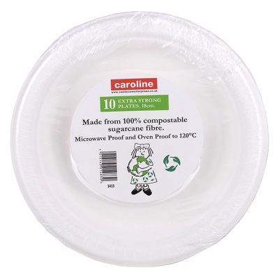 (image for) Caroline Bagasse Plate 10S- 18CM