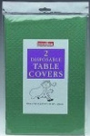 (image for) Caroline Table Cover Green Square Paper 2S- 35x90cm