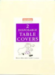 (image for) Caroline Table Cover Ivory Square Paper 2S- 35x90cm