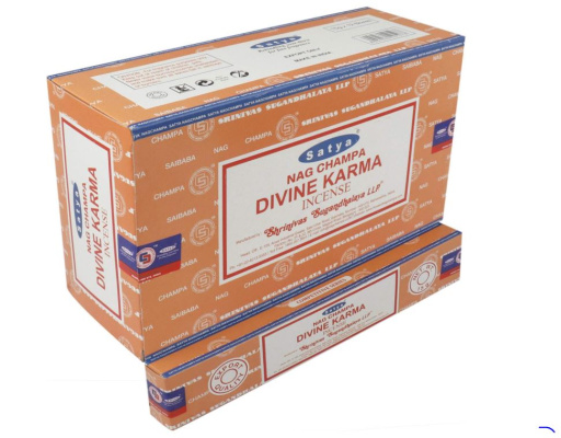 (image for) SATYA INCENSE STICK NAG CHAMPA DIVINE KARMA - 15G