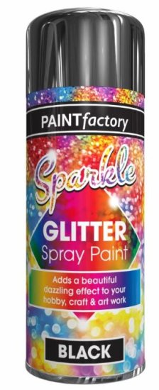 (image for) PF GLITTER SPRAY SP/BLK PAINT