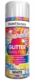 (image for) PF GLITTER SPRAY SP/WHT PAINT