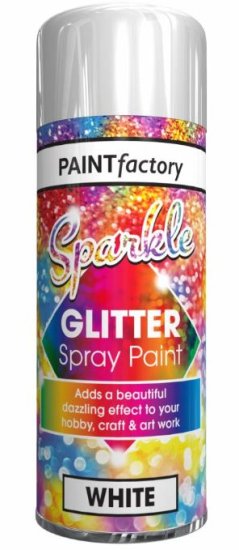(image for) PF GLITTER SPRAY SP/WHT PAINT