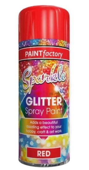 (image for) PF GLITTER SPRAY SP/RED PAINT