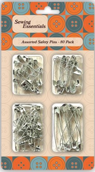 (image for) RAPIDE ASST SAFETY PINS 80PK