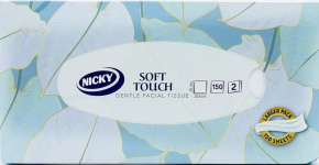(image for) NICKY Soft Touch Regular facial tissues 2-Ply (150x12)