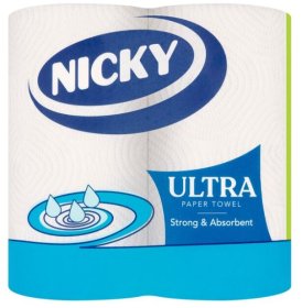 (image for) NICKY KITCHEN ROLL ULTRA 3PLY - 2S