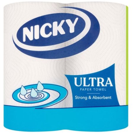(image for) NICKY KITCHEN ROLL ULTRA 3PLY - 2S