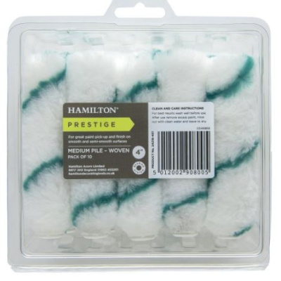 (image for) HAMILTON PRESTIGE ROLLER SLEEVE MEDIUM PILE WOOVEN - 10S - 4INCH