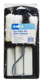 (image for) EXTRA MINI ROLLER SET WITH 6 SLEEVES - STD
