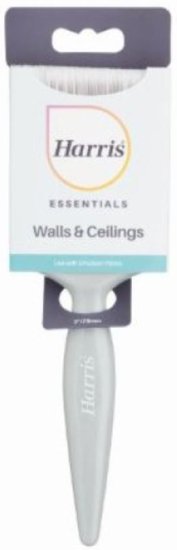 (image for) HARRIS ESSENTIALS WALLS& CEILLINGS PAINT BRUSH - 3INCH