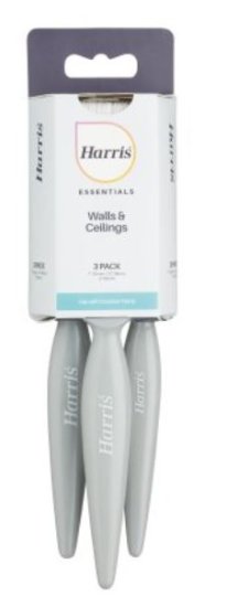 (image for) HARRRIS ESSENTIALS PAINT BRUSHES 3PACK - 25/50M