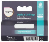 (image for) HARRIS ULIMATE SHORT PILE JUMBO ROLLER SLEEVE - 4INCH