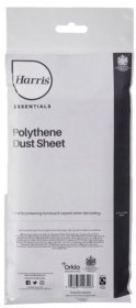 (image for) HARRIS ESSENTIAL DUST SHEET POLYTHENE - 3.7MX2.7M
