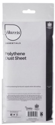 (image for) HARRIS ESSENTIAL DUST SHEET POLYTHENE - 3.7MX2.7M