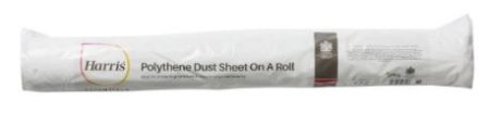 (image for) HARRIS ESSENTIAL POLYTHENE DUST SHEET ON THE ROLL - 2MX50M
