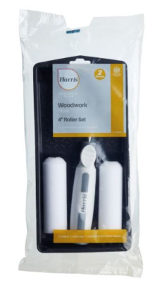 (image for) HARRIS WOOD WORK GLOSS SERIOUSLY GOOD ROLLER SET - 100MM/4INCH