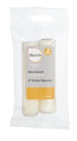 (image for) HARRRIS SERIOUSLY GOOD WOOD WORK STAIN & VARNISH SLEEVE - 4INCHX2S