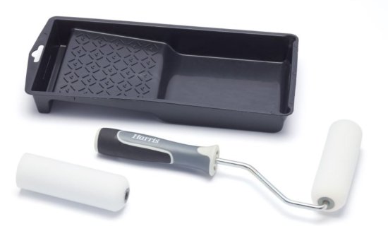 (image for) HARRIS ULTIMATE WOOD WORK STAIN VARNISH SET - 4INCH