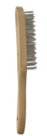 (image for) LYNWOOD 4 ROW WIRE BRUSH WOODEN HANDLE - STD