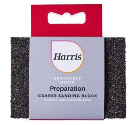 (image for) HARRIS PREPARATION SERIOUSLY GOOD SANDING BLOCK COARSE - STD