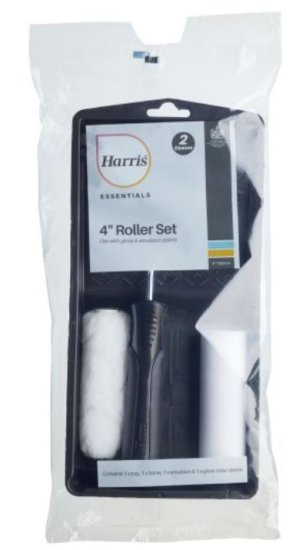 (image for) HARRIS M9INI ROLLER SET TRAY 2S SLEEVES - 4INCH